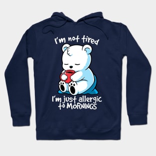 Tired polar bear Hoodie